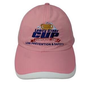 Lowe’s Store Cup Championship Series Strapback Hat Pink One Size Outdoor